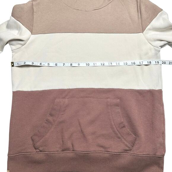 Tentree | Women | TreeFleece Banshee Neutral Color Block Organic Hoodie | Medium - Picture 5 of 13